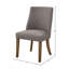 Chaises parson rembourrées Faxan Kensington, gris foncé