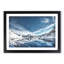 Winter Mountain Reflection - Picture Frame Painting Print-55612996-55613000