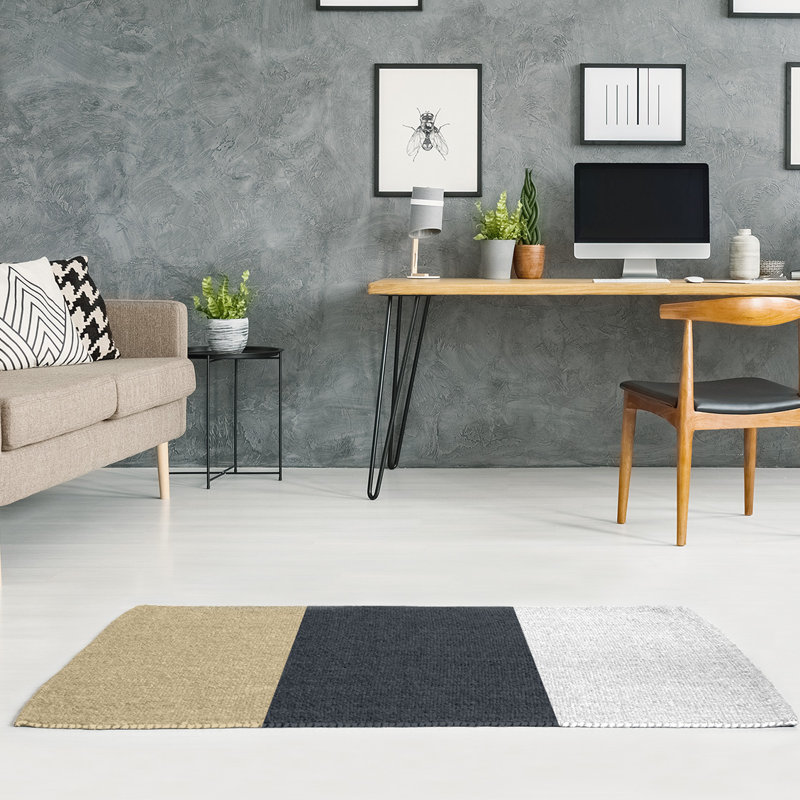 Chenille Indoor Rug, Rectangle 5' x 7'