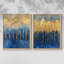 Impression encadrée ABSTRACT Series V-Premium - prête à être accrochée - aucun clou requis - aucun clou requis-1932025006-1932025005