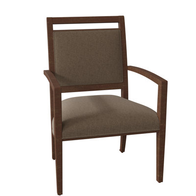 Preston Upholstered King Louis Back Arm Chair