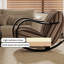 Chaise berçante rétro avec coussin éponge Retro