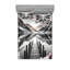 Drap-housse et taie décorative Ambesonne Cherry Blossoms and Mountains - gris et rosé-96237532