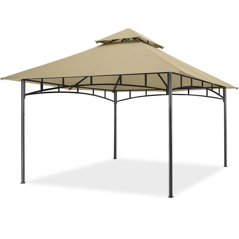 MASTERCANOPY steel garden pavilion, Beige, 10 pi x 12 pi