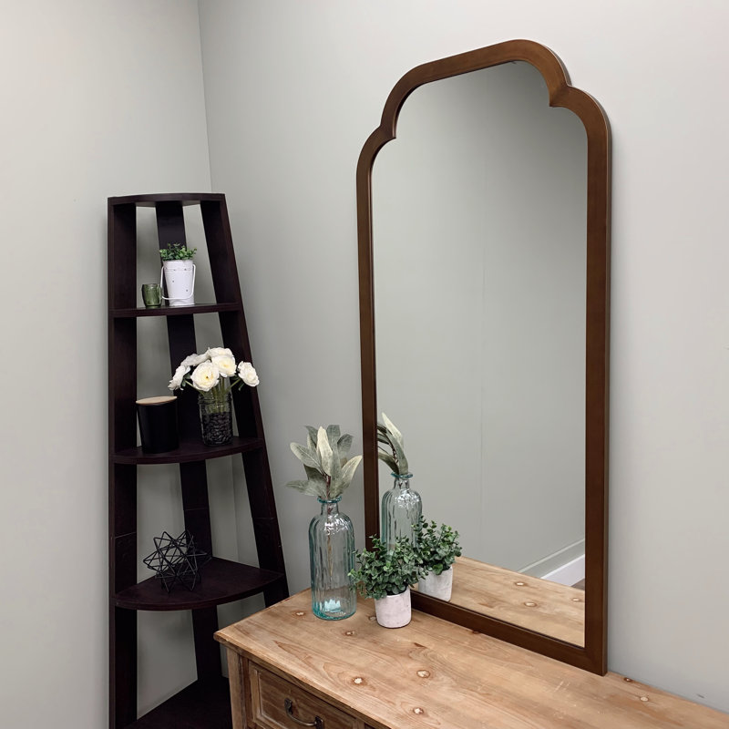 Miroir pleine grandeur encadré, Bronze d'automne