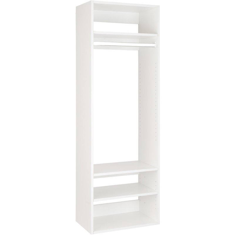 Closet System, 71.25" H x 19.5" W x 14" D