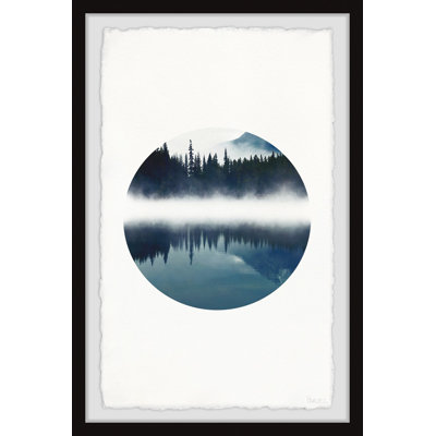 Forest Mountain Reflection by Parvez Taj - 1 Piece Single Picture Frame Wall Art