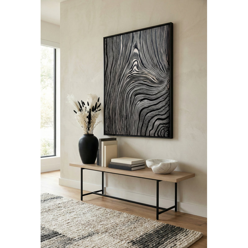 Burnt Ascension, 30" H x 40" W