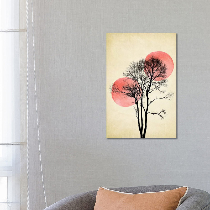 Sun and Moon Hiding 1 Piece Wrapped Canvas Wall Art, 66.04 cm H x 45.72 cm W x 3.175 cm D