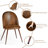Shivani Elegant 7-Piece Dining Table Set for 6, 63" Live Edge Dining Table with Upholstered Chairs for Kitchen Dining Room-106863527-110438266