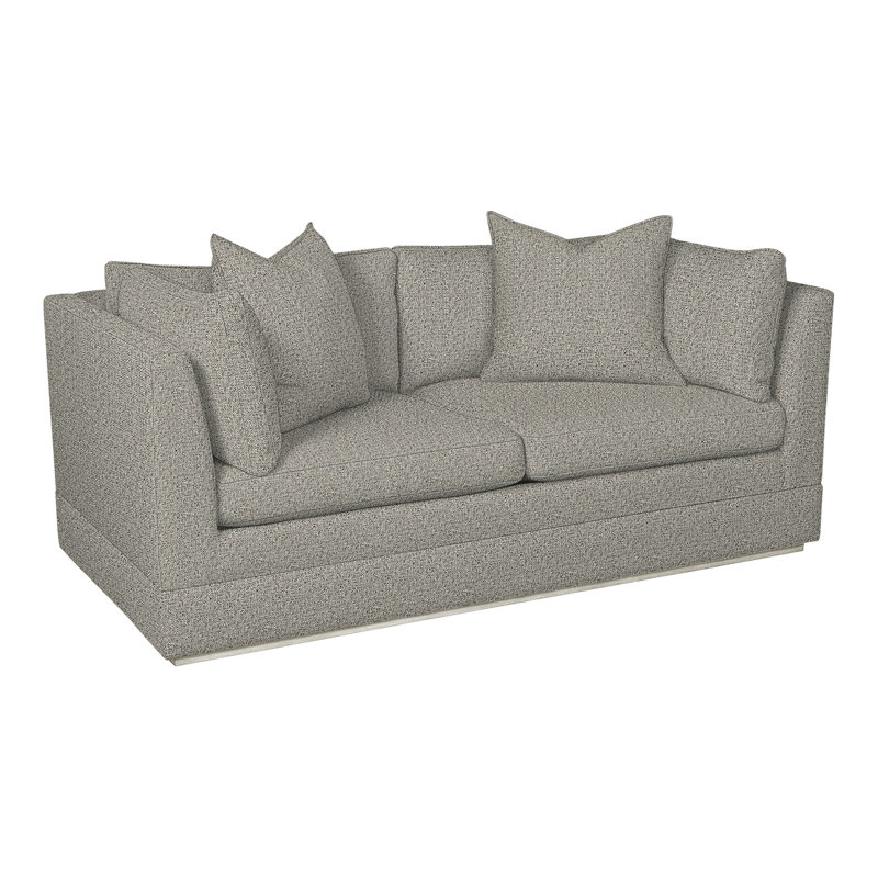 Thom Filicia Home 70.5'' Square Arm Loveseat, Wrenn, Tuck Graphite