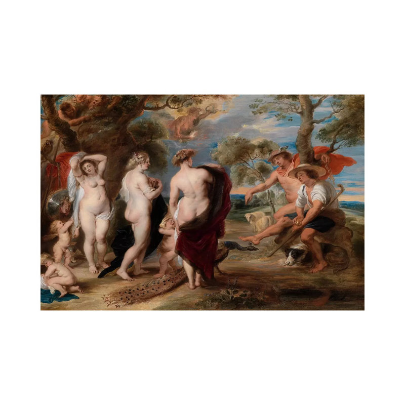 The Judgment Of PAris by Peter Paul Rubens - Wrapped Canvas Print, 152.5 cm H x 101.5 cm W