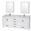 Sheffield 72" Double Bathroom Vanity Set with Mirror-595839952-777505468-595839954