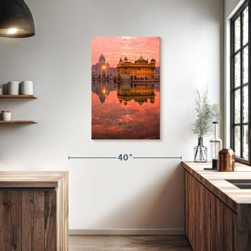 Aime Harmandir Sahib Reflection, 36" H x 24" W