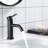 6.57" ADA Compliant High Stainless Single Hole Steel Waterfall Bathroom Faucet-119204618