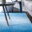 Tapis bleu fait à la main Antwaun-27684032