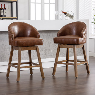Tabouret de bar pivotant 28,35 po Sterian