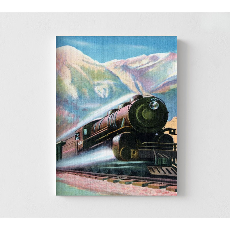 Affiche de la collection Kushmita Train, H 4 po x l 6 po, Ne s’applique pas, Impression sans cadre