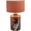 Henry 23 cm H Drum Cotton Lamp Shade ( Clip On ) in Orange