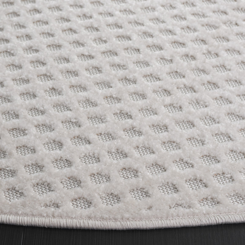 Keyon Performance Geometric Rug, Round 6'7"