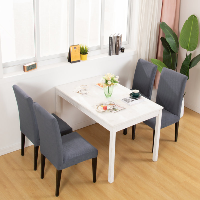 Housse pour chaise de salle à manger Ashlay, Gris