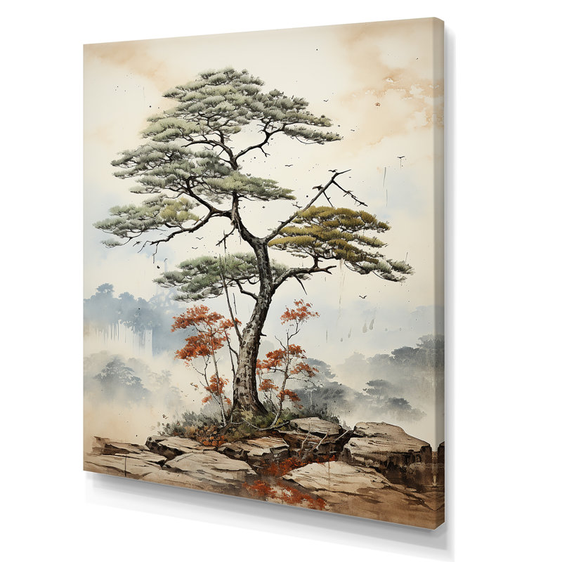 Forest Redwood Tree Charm III, reproduction d'art sur toile, Toile tendue, H 32 po x l 24 po x P 1 po