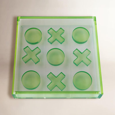 Tic Tac Toe 2 joueurs en acrylique