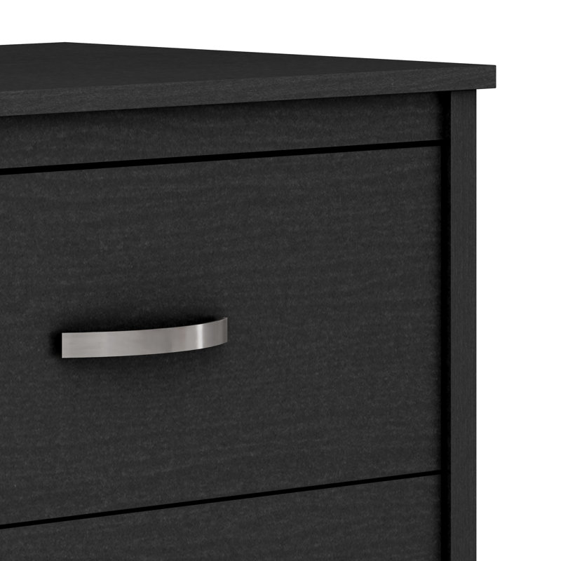 Commode 6 tiroirs Bogosta,  Noir 