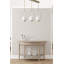 Lustre scandinave élégant, blanc et cuivre, 21,7 po x 7,1 po | Fabrication 100% métal, hauteur réglable, douille E27 de 40 W maximum | Peinture séchée au four et revêtement roulé, parfait pour la décoration intérieure glamour-750990004-750990007