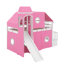 Lit mezzanine simple avec tente et tour