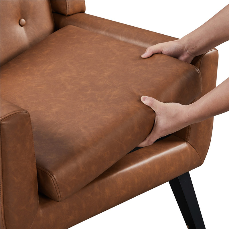Button Tufted Accent Chair