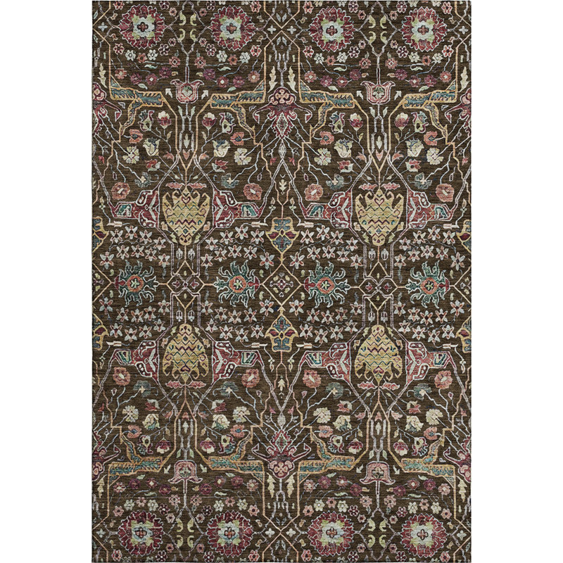 Tapis de qualité mondiale lavable à la machine Premium AMD1132, Rectangle 9 pi x 12 pi