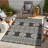 Anthracite 7 Ft. 10 In. X 10 Ft. 3 In. Indoor/Outdoor Area Rug-1994091941