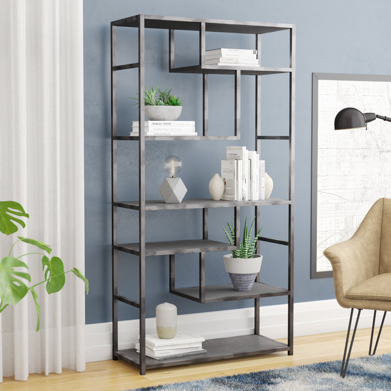 Wall Unit Bookshelf, Gray