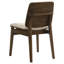 Chaise d'appoint rembourrée Redbridge crème et noyer-1432183511-1432183508