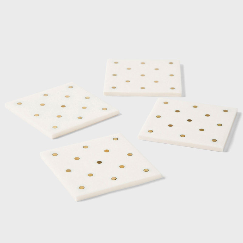 Ensemble de 4 sous-verres Mela Artisans Sitara