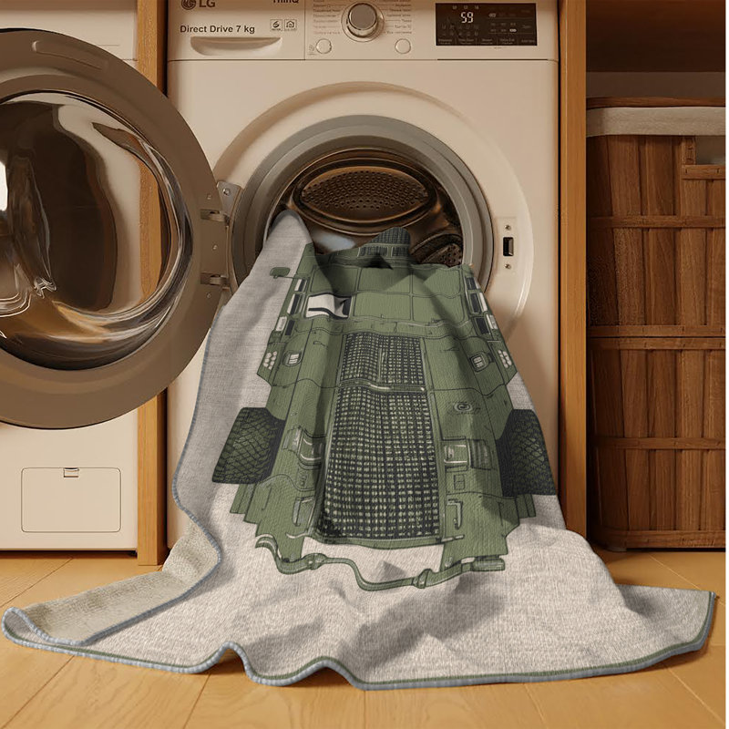 Machine Washable Transportation Gray Area Rug