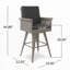 Tabouret de bar rotatif 30 po