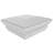 5 in. W x 5 in. D Contemporary Post Top White