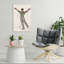 Joyeux danseur, art mural rétro classique élégant-129146004