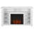 Timmons 6 Shelf Electric Fireplace - Faux Log Firebox