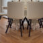 Ensemble de 2 chaises de salle à manger capitonnées en similicuir-118674290