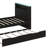 Twin Size Wooden Daybed Includes A Twin Size Trundle Bed, Desk, LED Lighting, And USB Connector-757381739-757381735