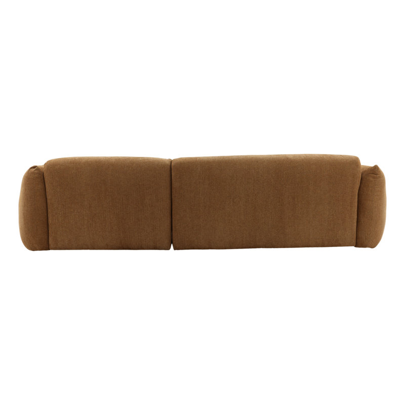 Sonique Chaise Sectional Caramel LAF, Right Hand Facing