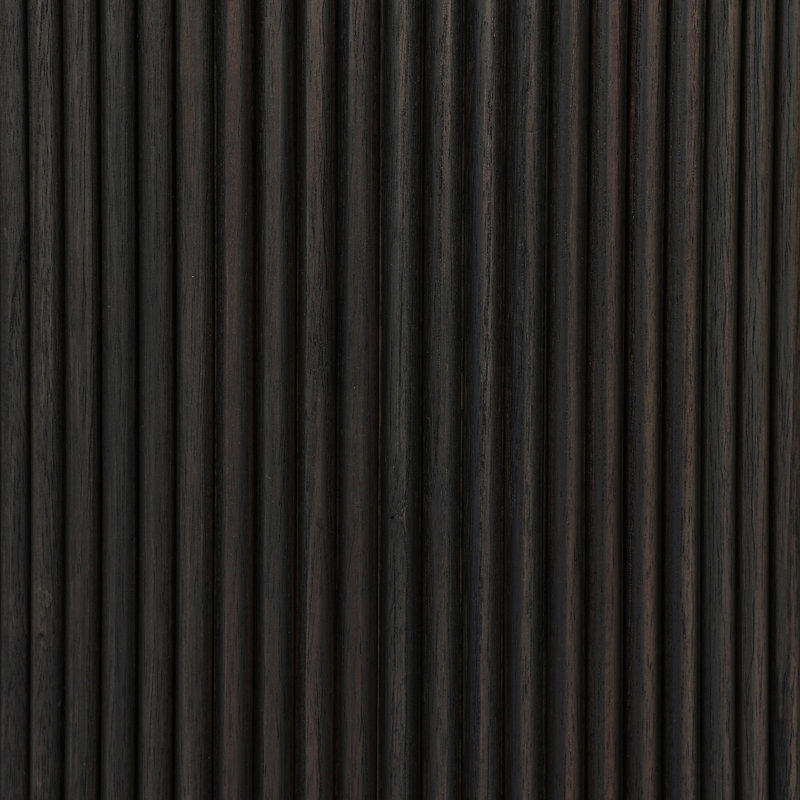 Ona Coffee Table-Amber Mindi Veneer, Smoked Black Mindi