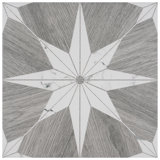 Llama Stella Loire Verso 10" x 10" Porcelain Marble Look Wall & Floor Tile