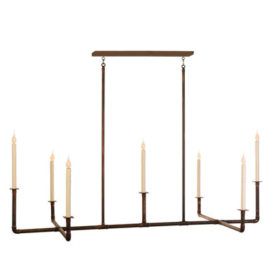 Double Cross Bar Chandelier