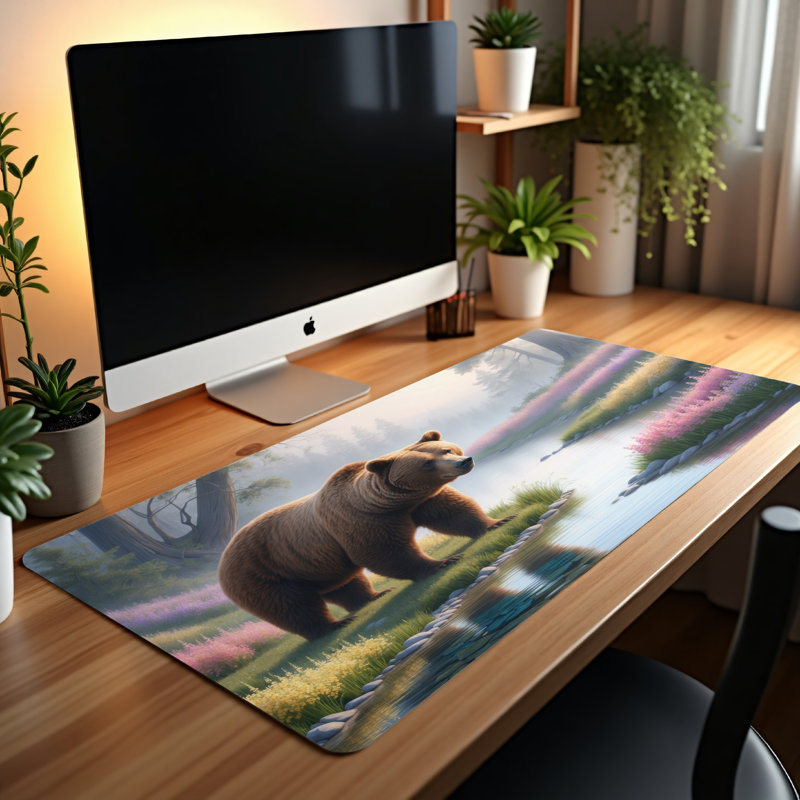 Polyester Desk Pad, 31.5x15.5