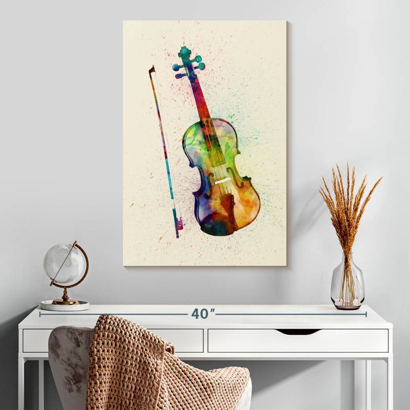 Abarca Violin Abstract I, 30" H x 20" W