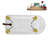 58" Streamlin Clawfoot Tub,Tray,Drain, Clawfeet-101628924-102219861